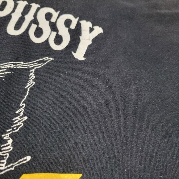 AAA Alstyle Apparel & Activewear Shirt Size XL ThunderPussy Cat Graphic T-Shirt - Picture 5 of 9